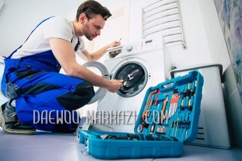 تعمیر ماشین لباسشویی دوو با گارانتی 12 ماهه