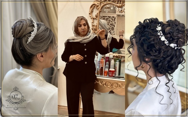 بهترین شینیون‌ کار در اصفهان | شینیون تخصصی عروس