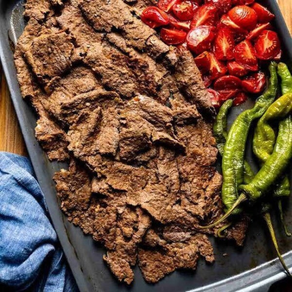 رول کباب ترکی طعام طلایی با استفاده از گوشت